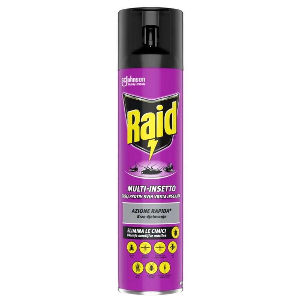 Raid Spray Multi Insect Killer 400ml