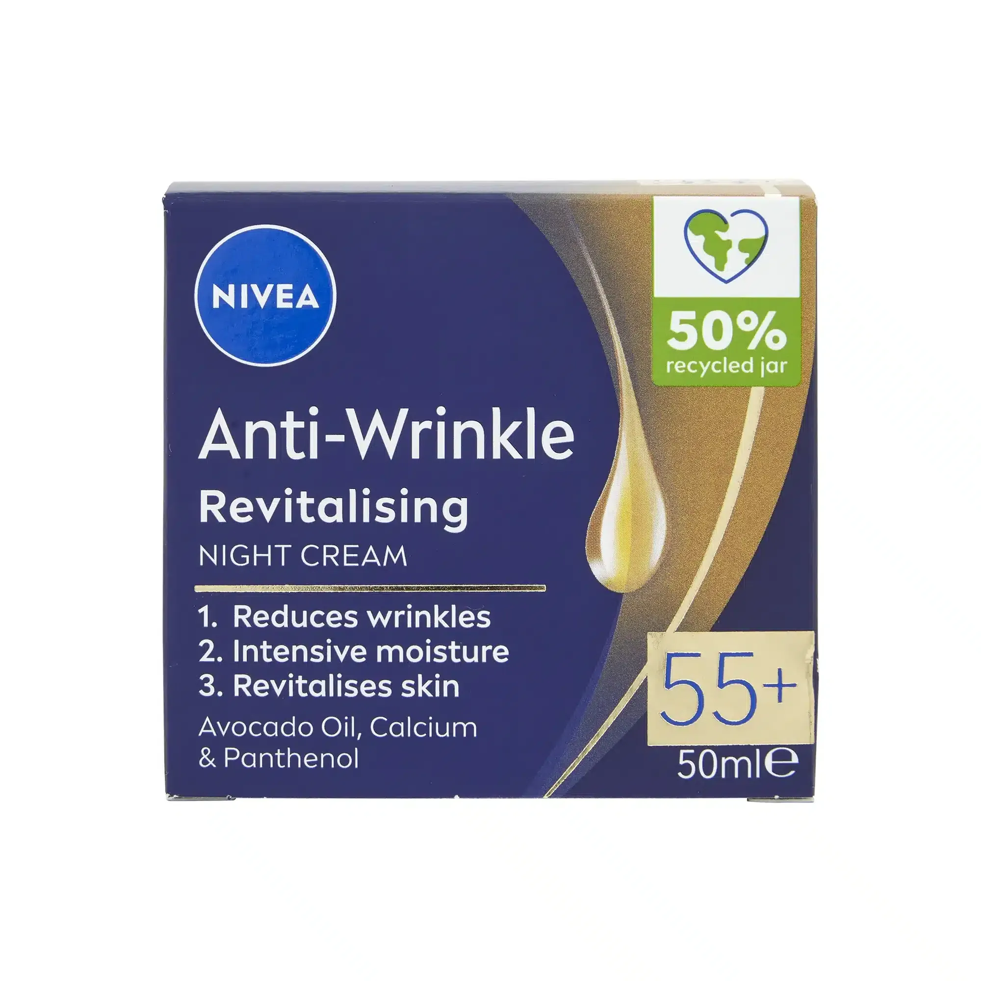 Nivea Anti-Wrinkle Revitalizing 55+Night Care 50ml