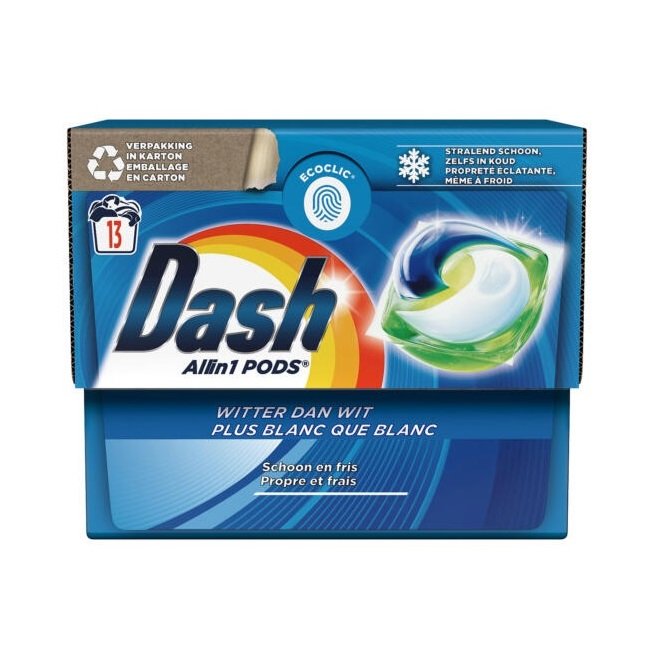 Dash All-in-One Witter 287g 13sc Detergent Pods