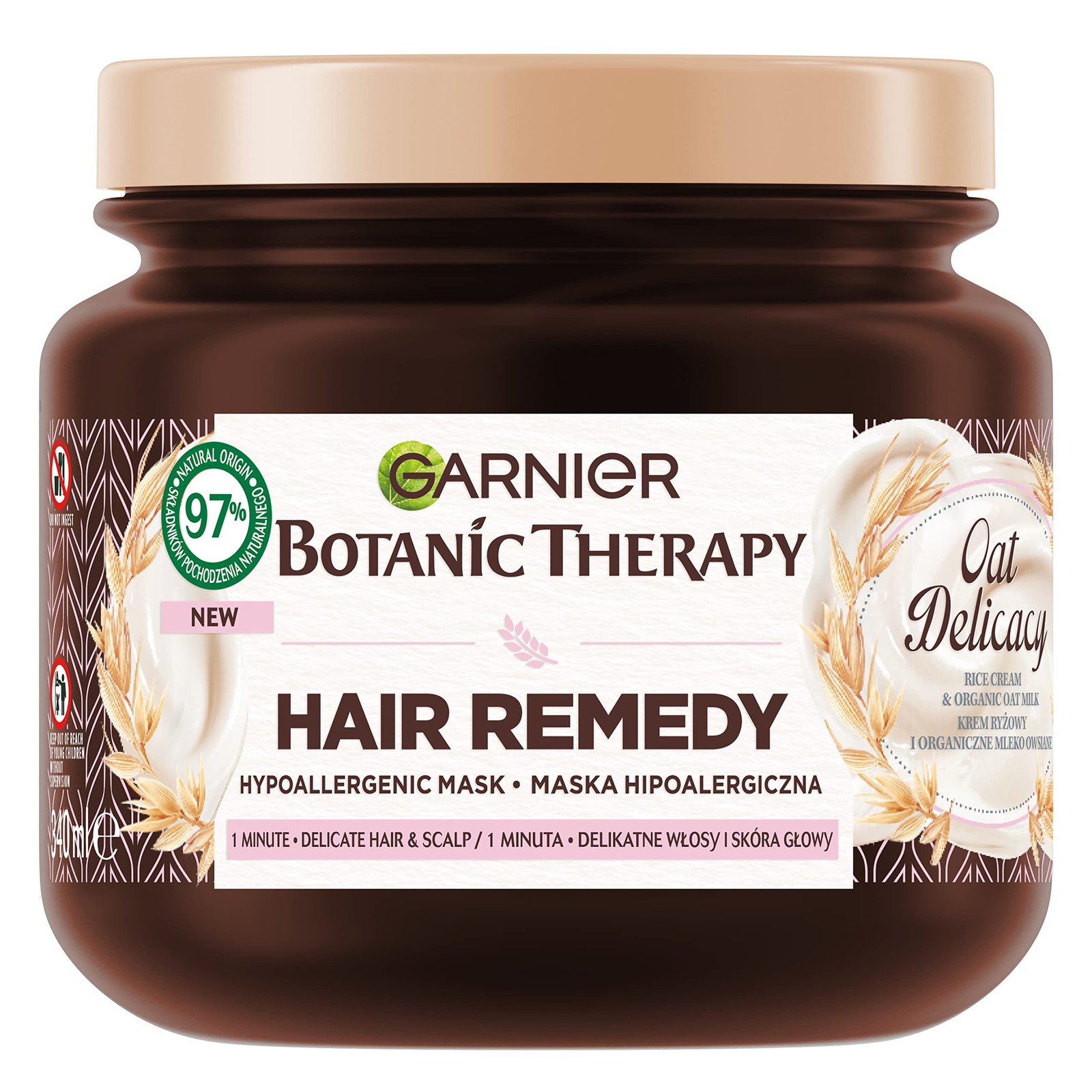 Garnier Oat Delicacy Hair Mask 340ml