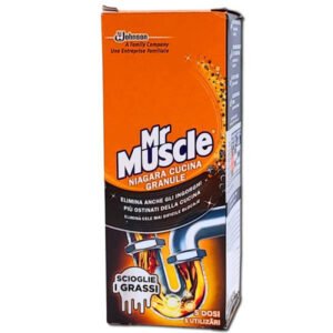 Mr.Muscle Niagara 250g Granular Drain Cleaner for Pipes, Sinks and Drains