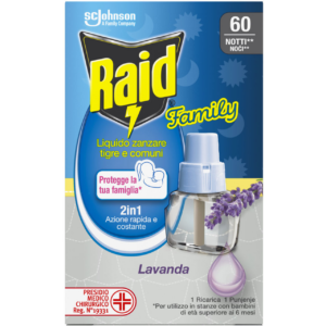 Raid Liquid Anti-Mosquito for 60 Nights, 2in1 Lavender 36ml