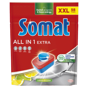 Somat All-in-One Lemon&Lime 58 Dishwasher Tablets