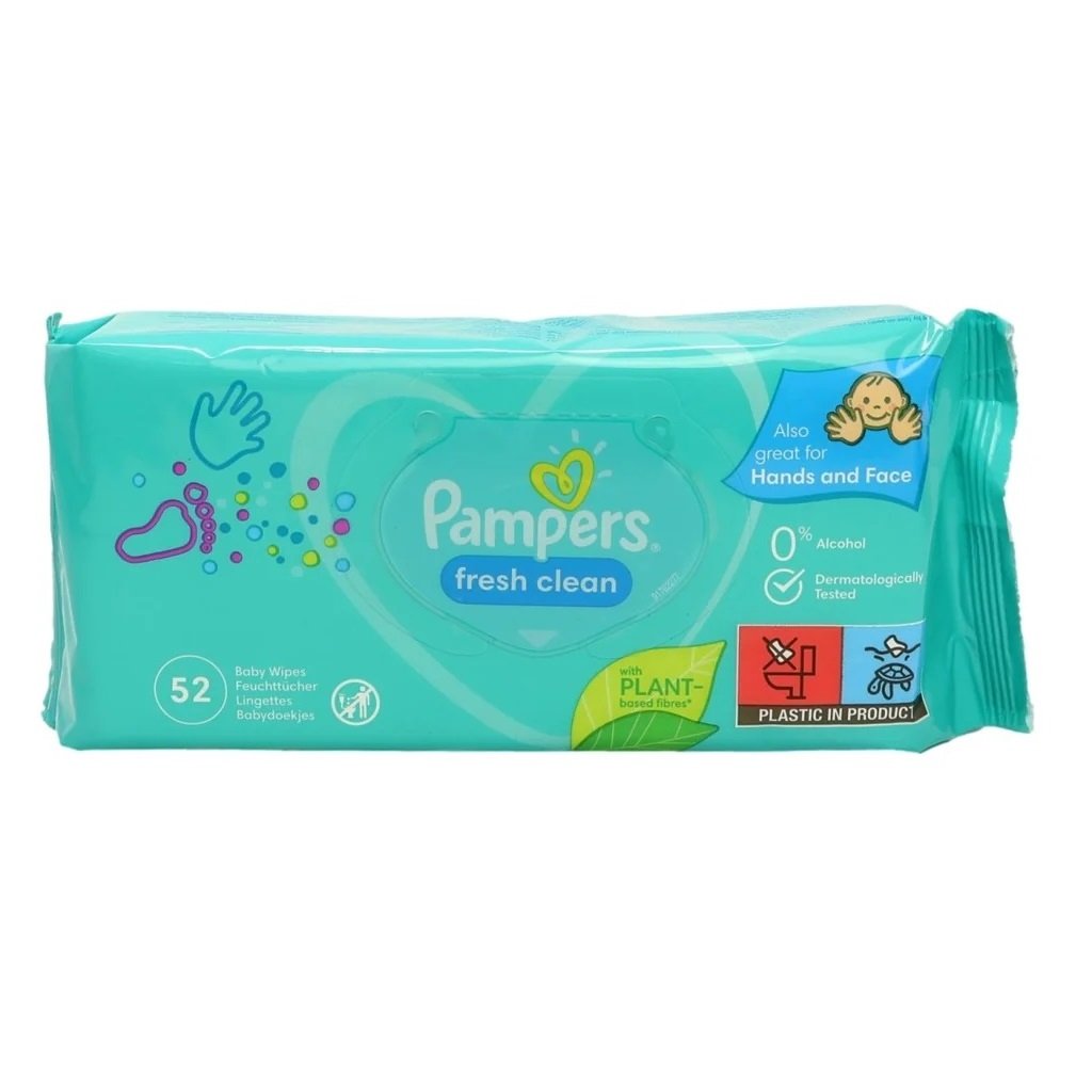Pampers Baby Fresh Clean Paloma 52pc