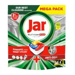 Jar(Fairy) Platinum Plus All-in-One Lemon 102 Dishwasher Capsules