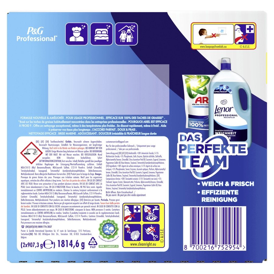 Ariel Professional All-in-1 86 Universal+ Detergent Pods 1814gr - Image 2