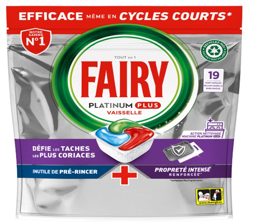 Fairy Platinum Plus 25 Dishwasher Capsules