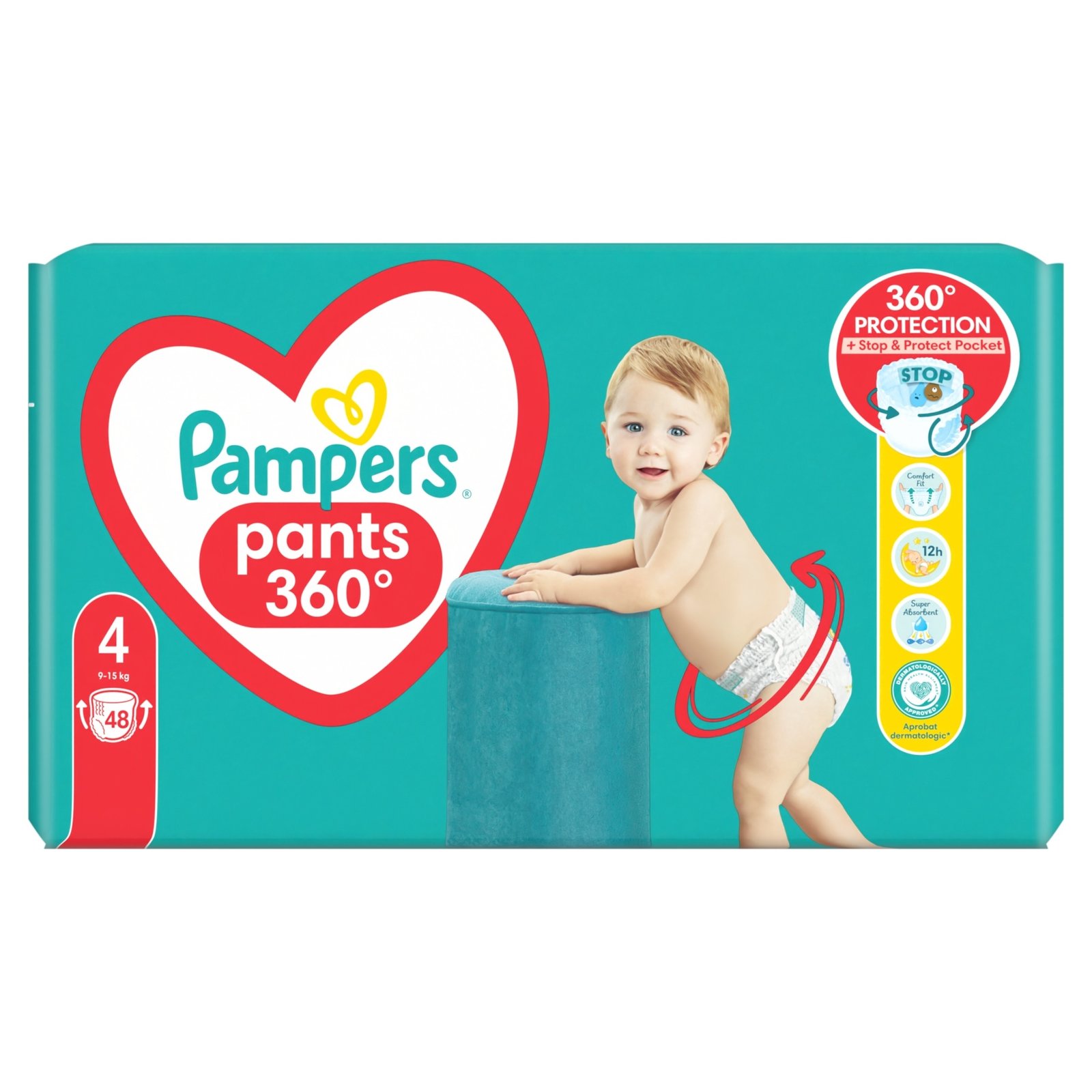 Pampers 4 Pants 9-15kg 48copa