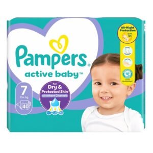 Pampers 7 Active Baby +15kg 40copa