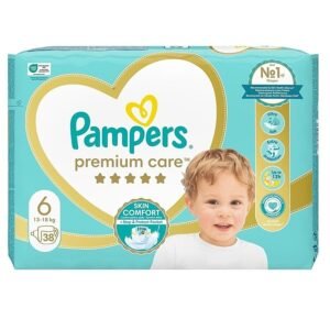 Pampers 6 Premium Care +13kg 38copa