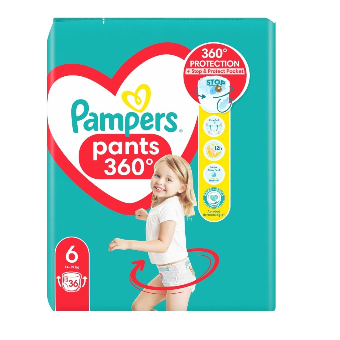 Pampers 6 Pants 14-19kg 42copa