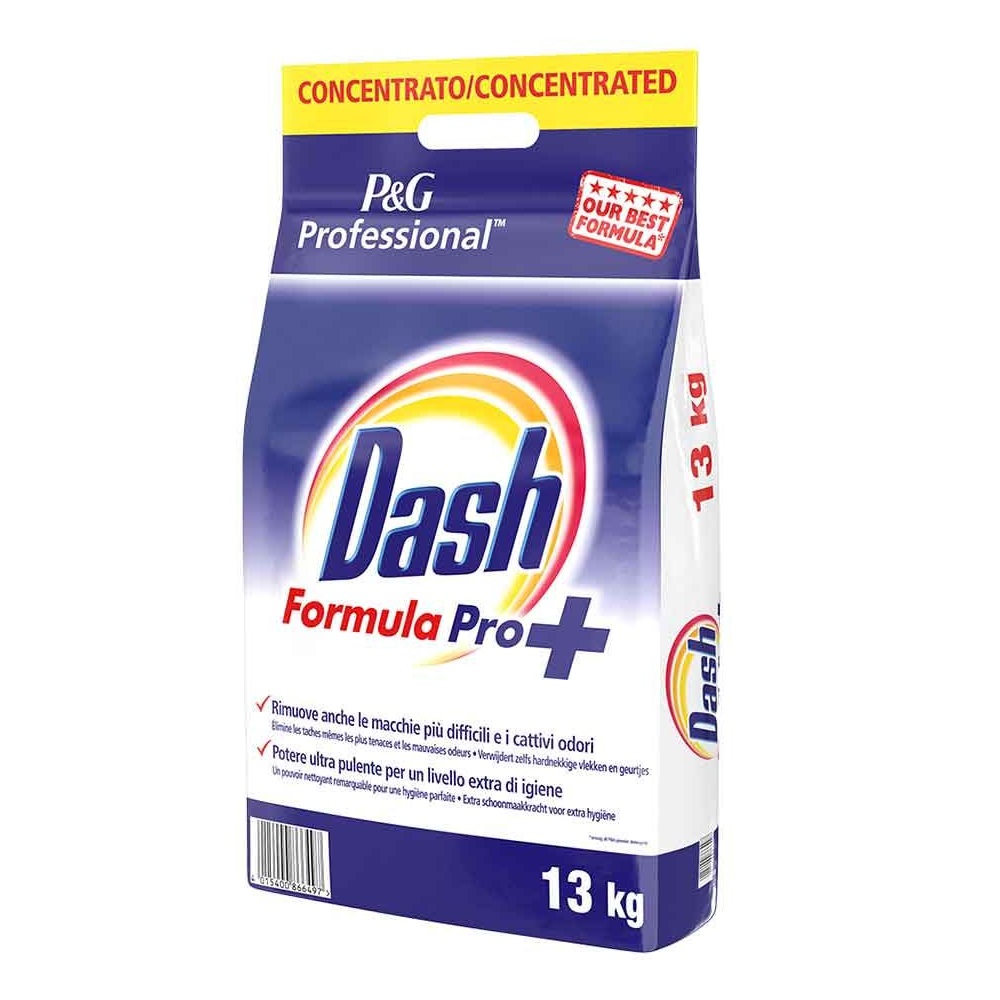 Dash Formula Pro+ 13kg 130sc Powder Detergent