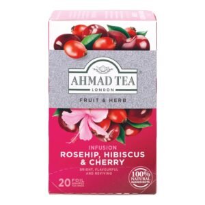 Ahmad Tea Rosehip, Hibiscus & Cherry Infusion - 20pcs