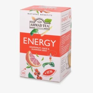 Ahmad Tea Energy Grapefruit, Mate & Guarana Seed - 20pcs