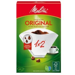 Melitta Original 1x2 Coffee Filters - 40pcs