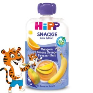 HiPP Snackie Mango in Banana Orange Pear with Rice 120ml