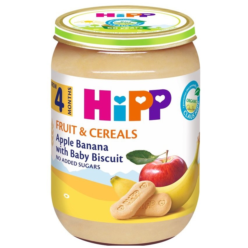 HiPP 4. Apple Banana with Baby Biscuit 190g