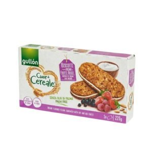 Gullon Cuor di Cereale Red Fruits & Yogurt 220g