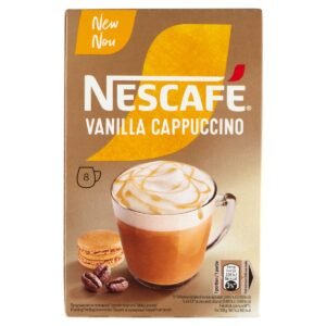 Nescafe Vanilla Cappuccino Instant Coffee 112g (8x14g)