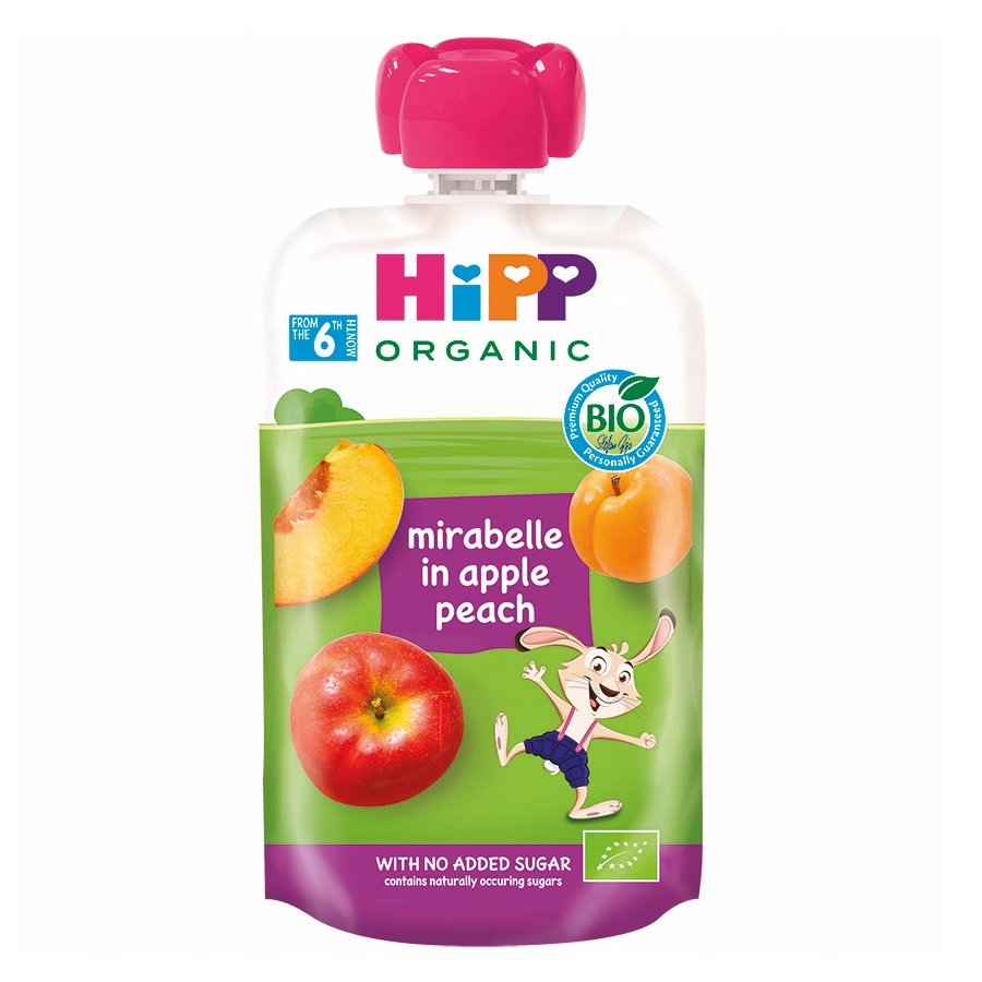 HiPP 6. Mirabelle in Apple Peach 100ml