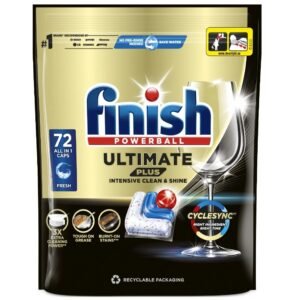 Finish Powerball Ultimate Plus 72 Dishwasher Tablets