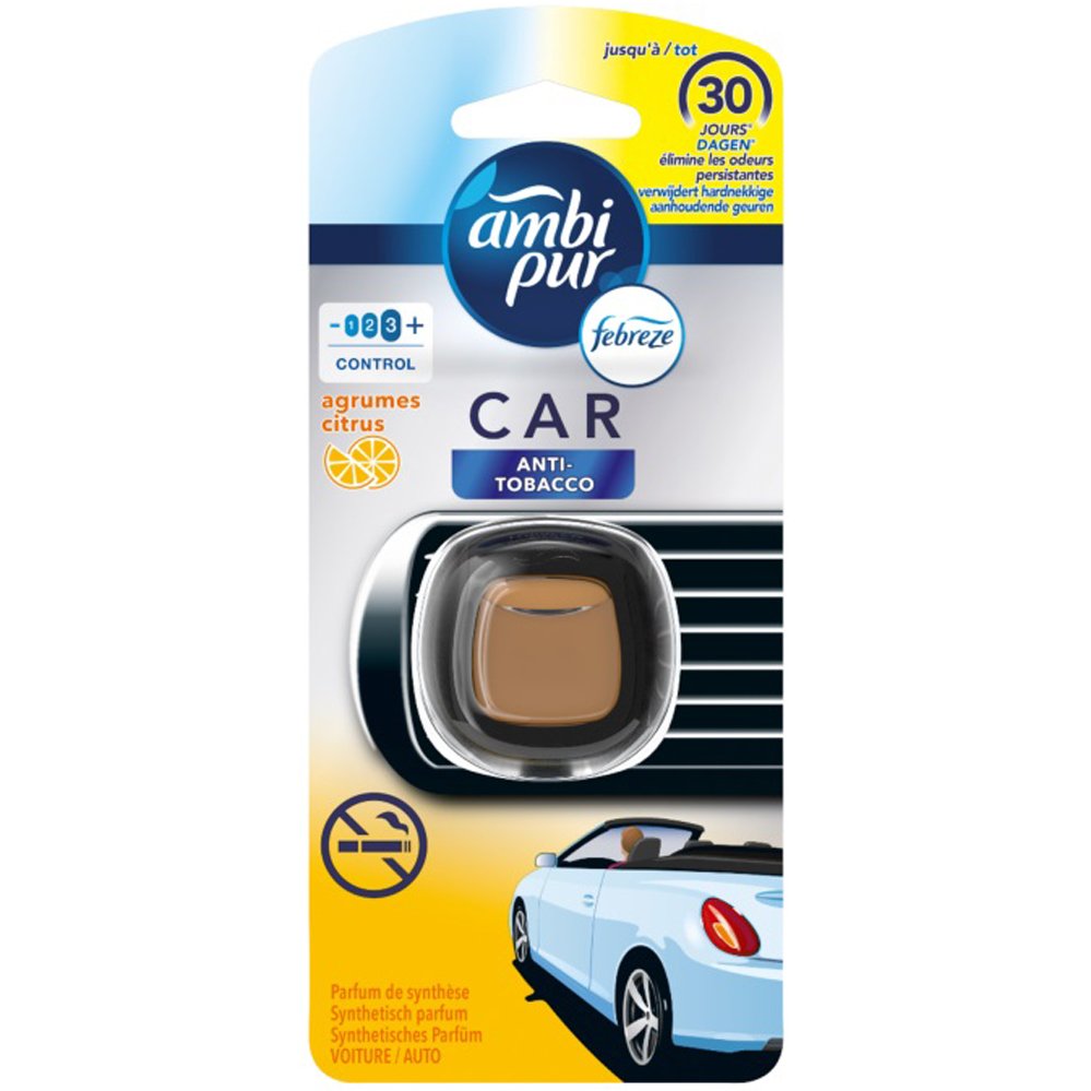 Febreze Ambi Pur Car Clip Anti-Tobacco Citrus 2ml