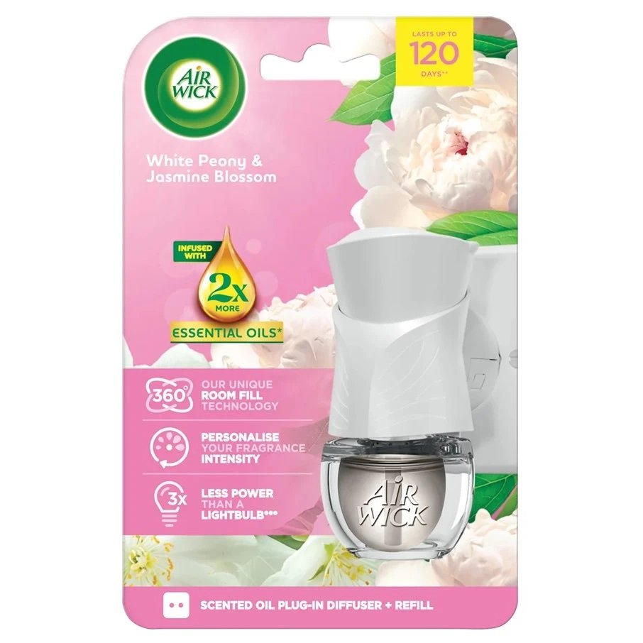 Air Wick Scented Oil Kit White Peony & Jasmine Blossom 19ml